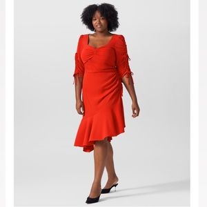 Rodarte x Universal Standard Red Ruffle Dress